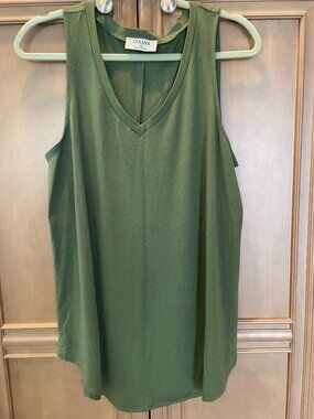Women's Olive Green Tank Top